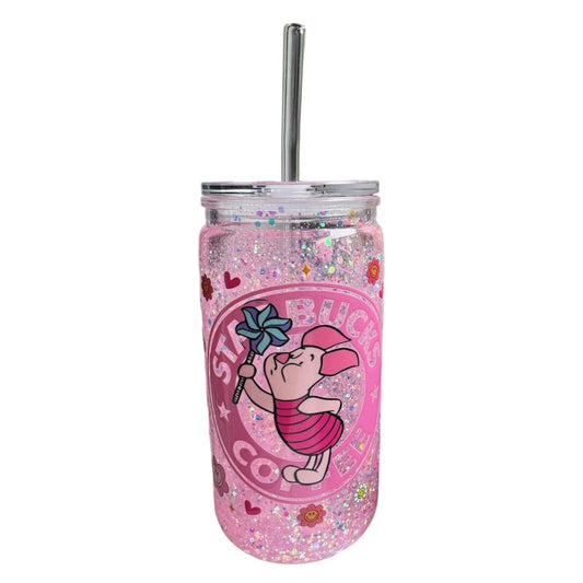 CUSTOM TIKTOK LIVE 16oz Snowglobe Acrylic Happy Cup